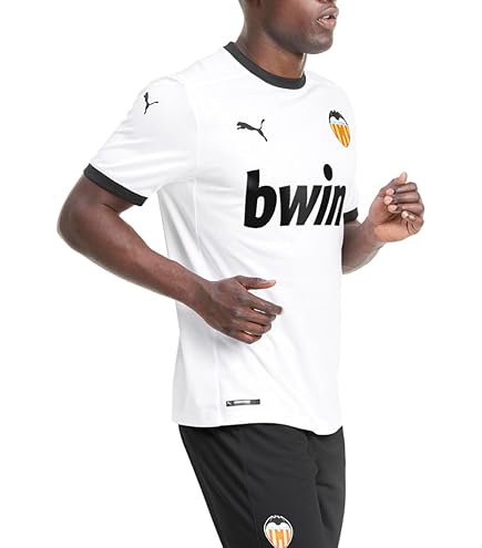 Amazon.com: PUMA 2020-2021 Valencia Home Football Soccer Jersey